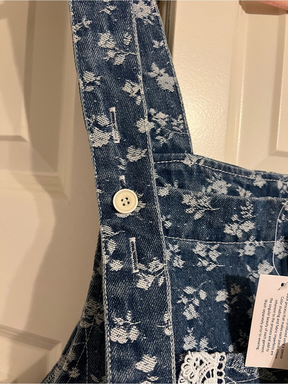 Dani & Dani wide leg coastal floral denim overall - Picture 9 of 14